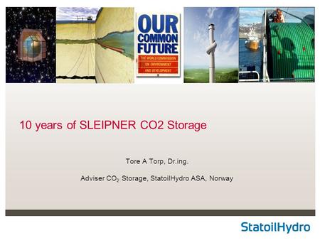 10 years of SLEIPNER CO2 Storage