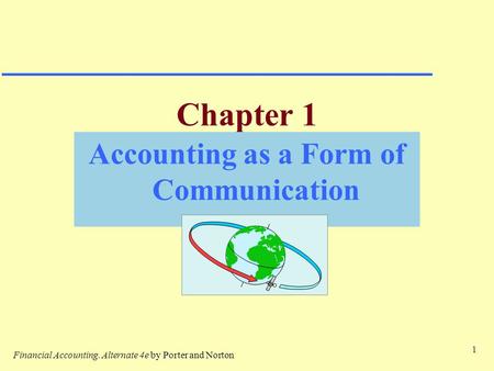 Accounting as a Form of Communication