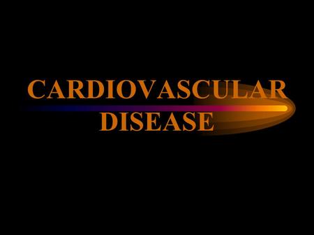 CARDIOVASCULAR DISEASE 2 CARDIAC ARREST VS. HEART ATTACK.