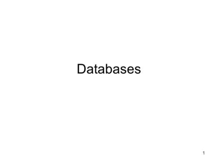 1 Databases. 2 Simple selects The full syntax of the SELECT statement is complex, but the main clauses can be summarized as: SELECT select_list [INTO.
