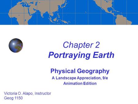 Chapter 2 Portraying Earth