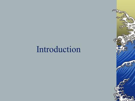 Introduction. Direction of Study Method of Study Requirements.