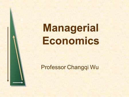 Managerial Economics Professor Changqi Wu. IntroductionSlide 2 Oil Reserves.