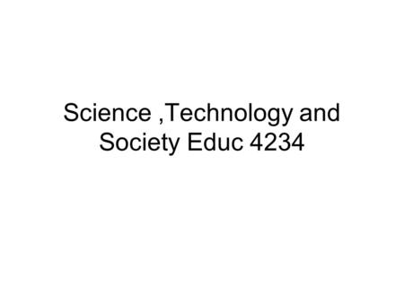 Science,Technology and Society Educ 4234. Channel Setting Instructions for ResponseCard RF 1. Press and release the GO button. 2. While the light is.
