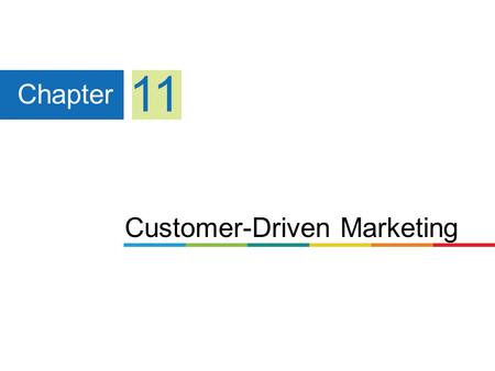 Customer-Driven Marketing