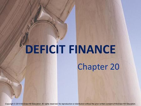 DEFICIT FINANCE Chapter 20.