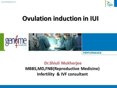 Ovulation induction in IUI
