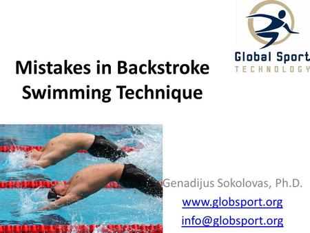 Mistakes in Backstroke Swimming Technique