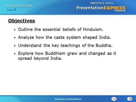 Objectives Outline the essential beliefs of Hinduism.
