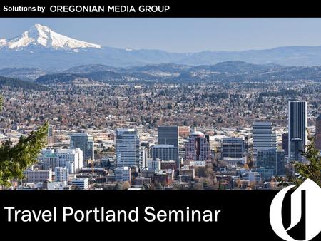 1 Solutions by Travel Portland Seminar. 2 Winning with Marketing Strategies to Help Your Business Grow Who is Josh Frickle? Majors/National Account Executive: