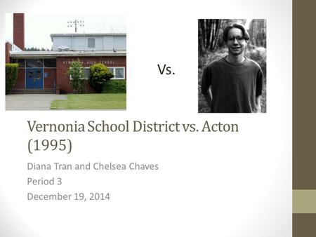 Vernonia School District vs. Acton (1995)