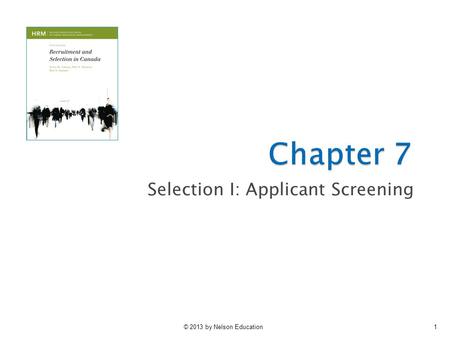 Selection I: Applicant Screening