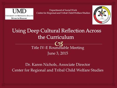 Using Deep Cultural Reflection Across the Curriculum