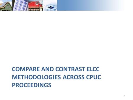 Compare and Contrast ELCC Methodologies Across CPUC Proceedings