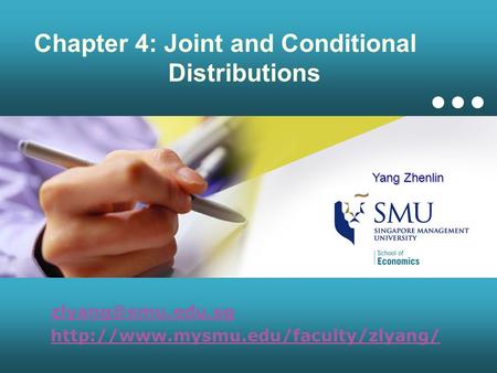 Chapter 4: Joint and Conditional Distributions