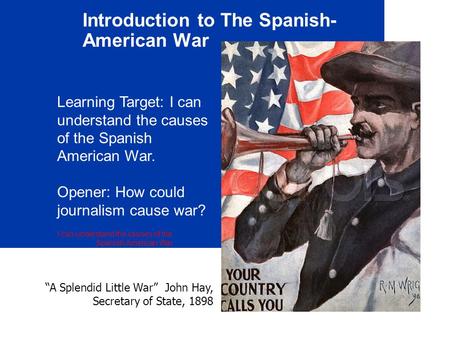 Introduction to The Spanish-American War