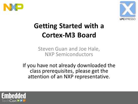 Getting Started with a Cortex-M3 Board