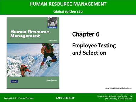 HUMAN RESOURCE MANAGEMENT Human Resources Management 12e Gary Dessler