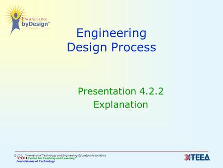 Engineering Design Process Presentation Explanation