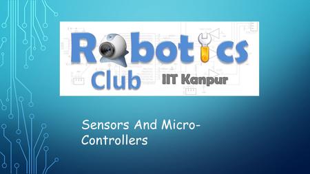 Sensors And Micro-Controllers