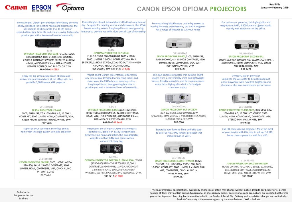 Canon LV-X320 Projector - 0910C003AA