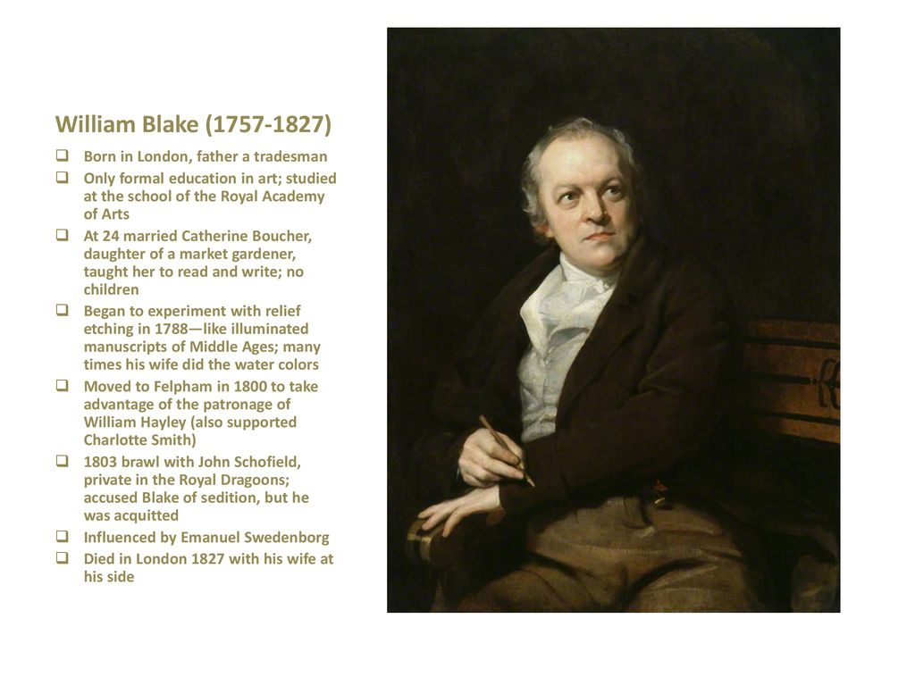 the biography of william blake