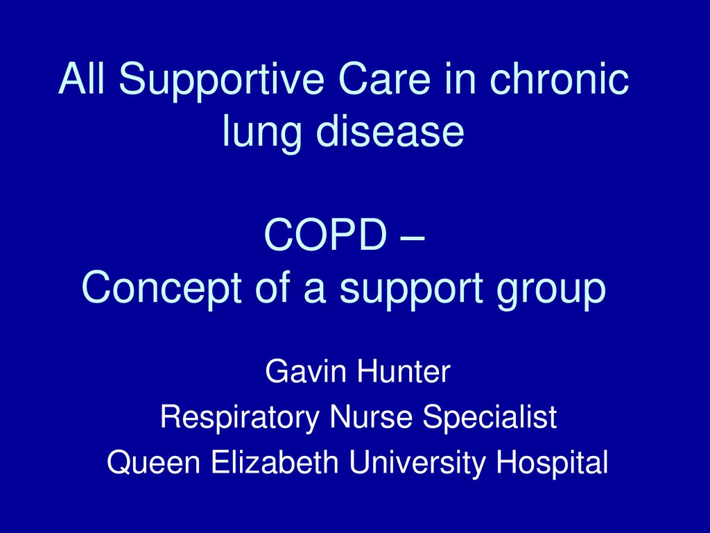 Gavin Hunter Respiratory Nurse Specialist Ppt Download