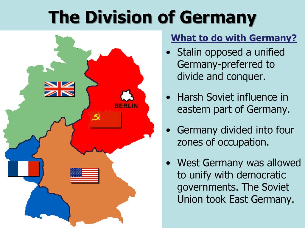 The Division of Germany - ppt download