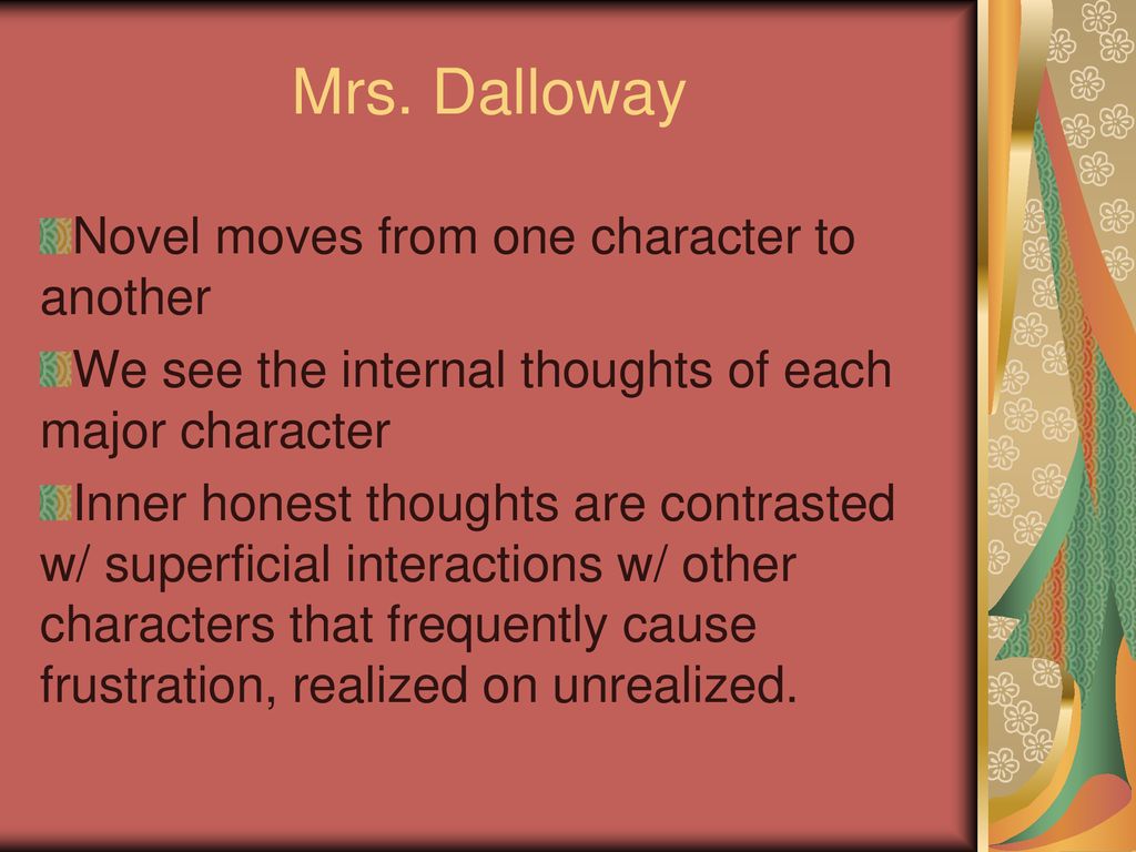 mrs dalloway analysis