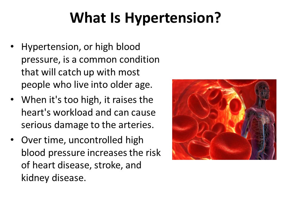 causes of high blood pressure in older adults