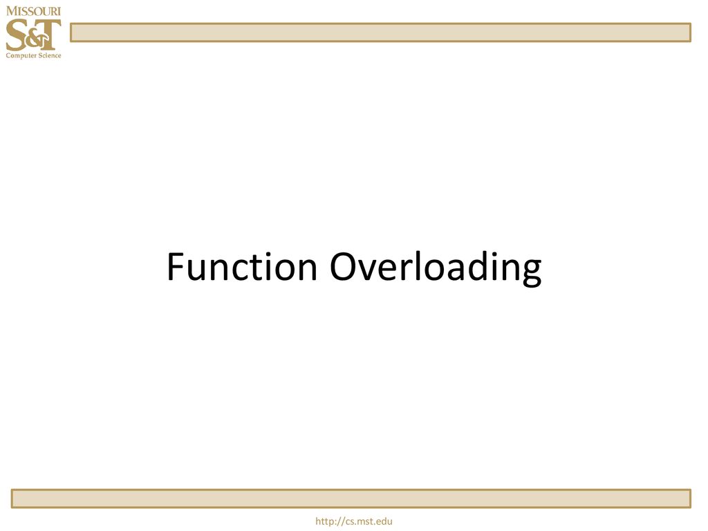 PPT - Operator overloading PowerPoint Presentation, free download - ID:3484284