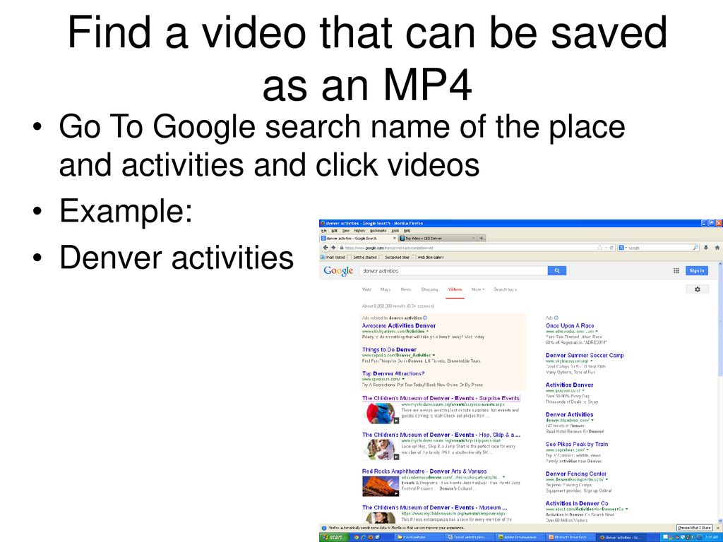 Find a video that can be saved as an MP4