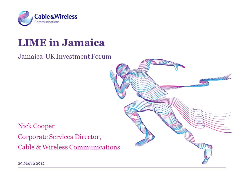 LIME in Jamaica Jamaica-UK Investment Forum - ppt download