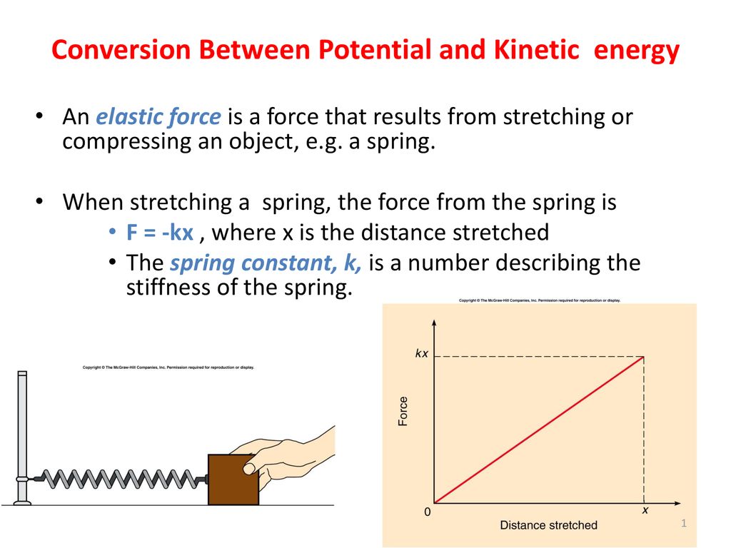 Conversion Between Potential and Kinetic energy - ppt download