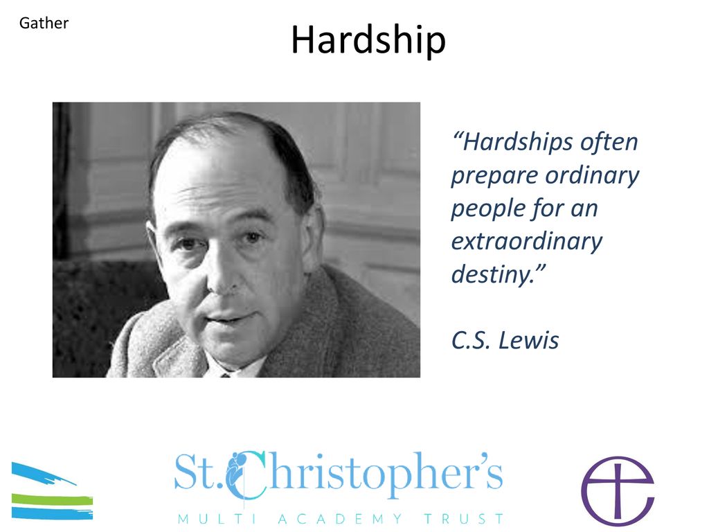 CS Lewis Quote CS Lewis Hardship Quote Hardships Prepare 