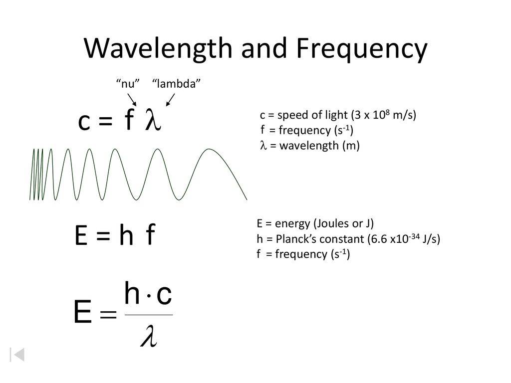 Wavelength And Frequency Ppt Download
