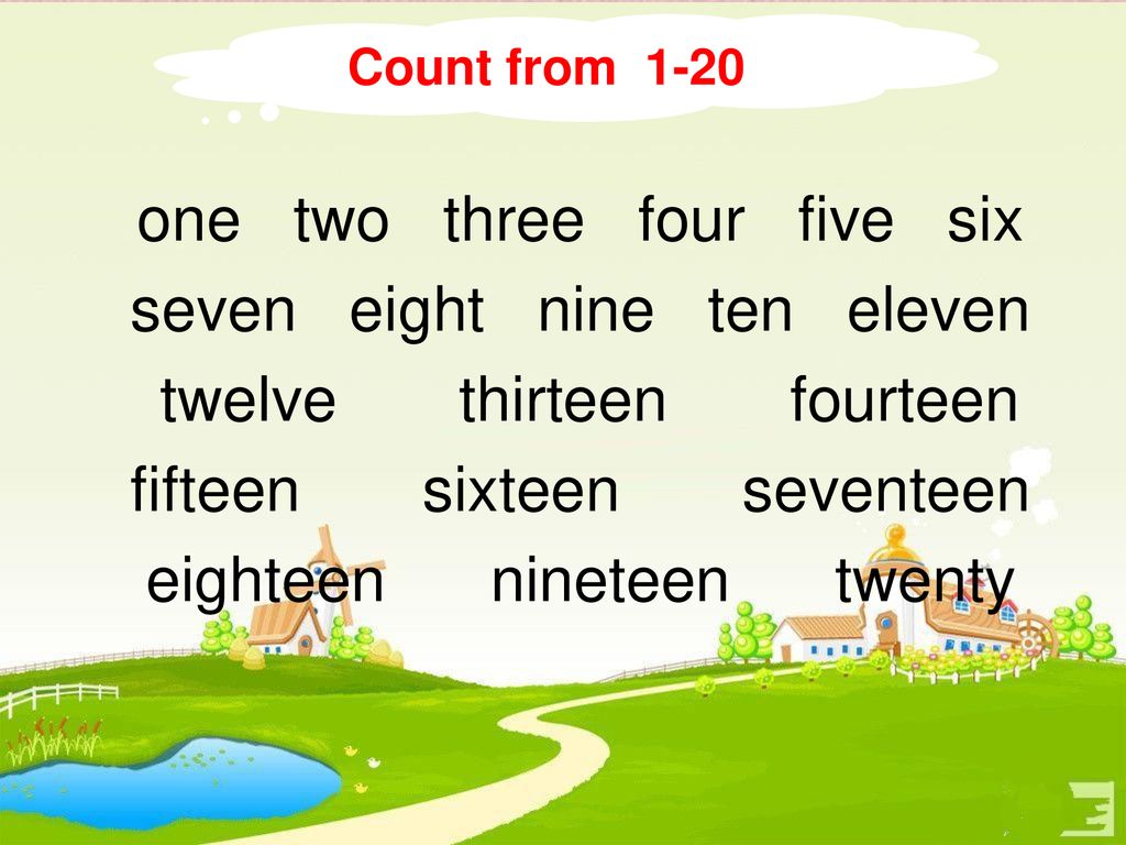 Numbers one two three four five six seven eight nine ten eleven
