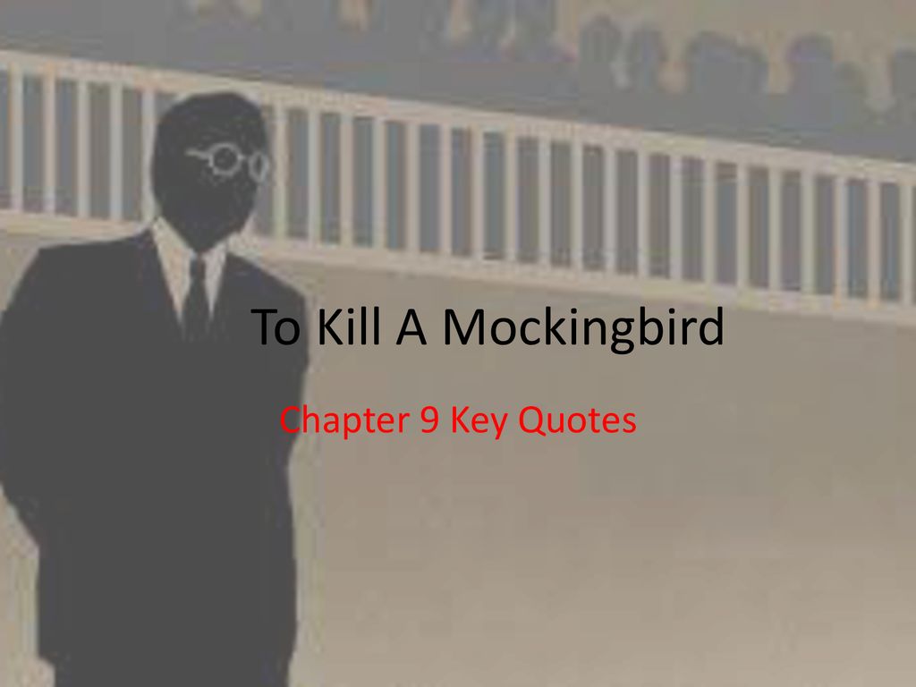 to kill a mockingbird chapter 9 and 10