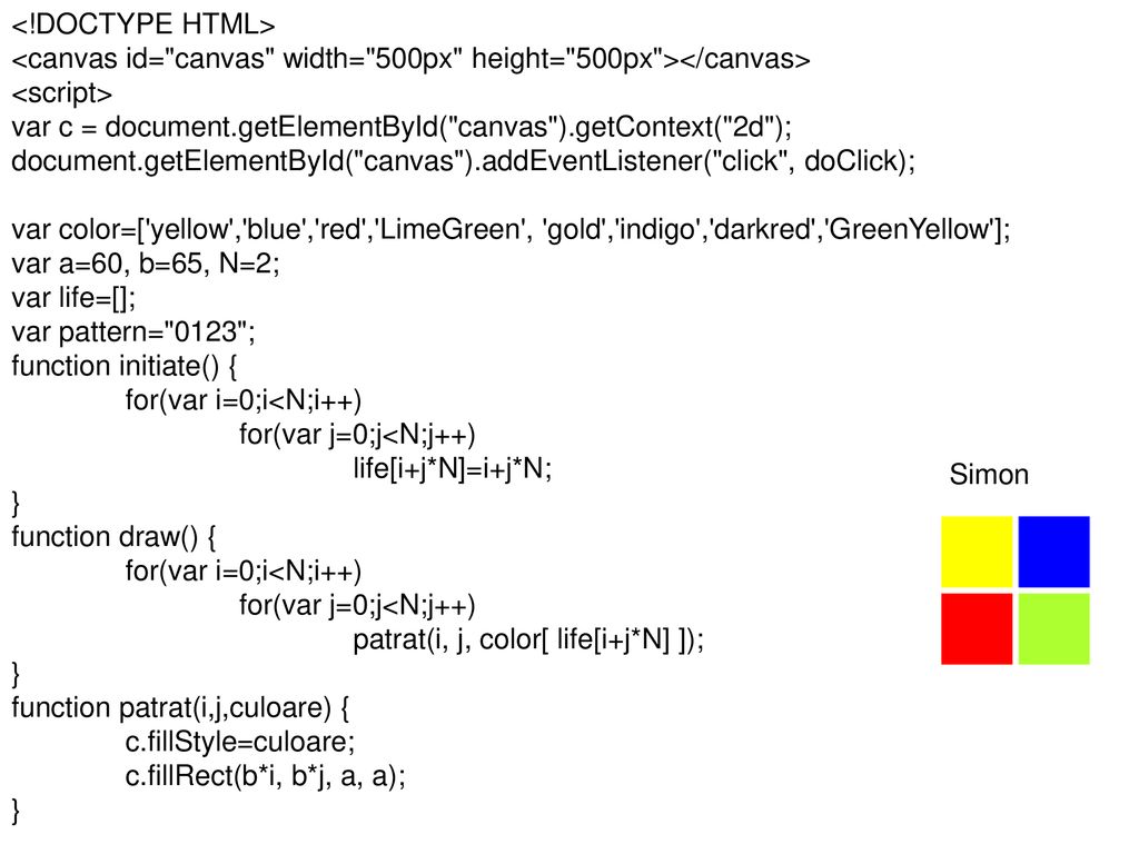 DOCTYPE HTML> <canvas id="canvas" width="500px" height="500px"></canvas>  <script> var c = document.getElementById("canvas").getContext("2d");  document.getElementById("canvas").addEventListener("click", - ppt download