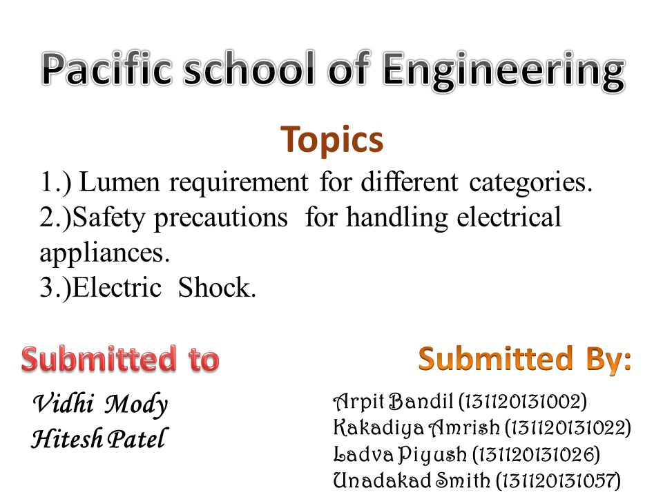 Pacific School Of Engineering Ppt Video Online Download