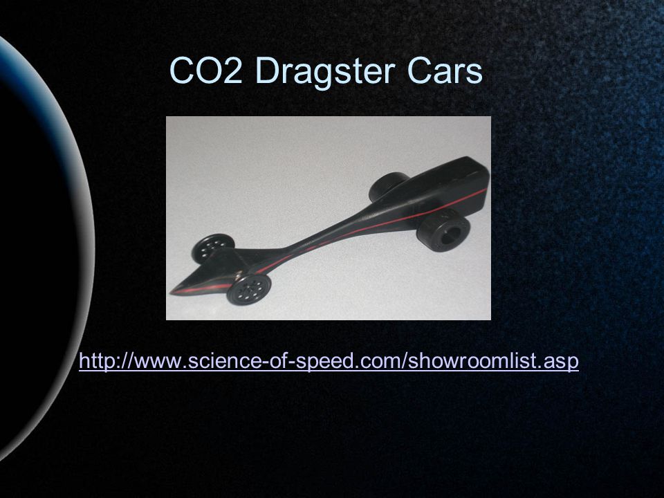 fastest co2 dragster in the world design