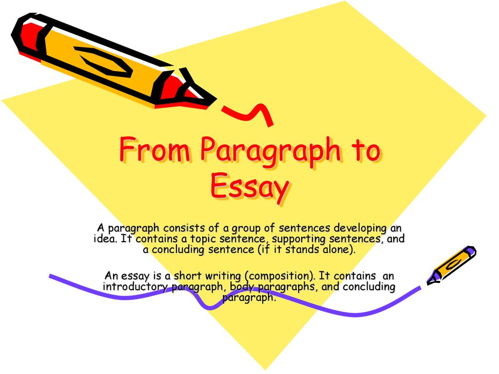 From Paragraph to Essay - ppt download