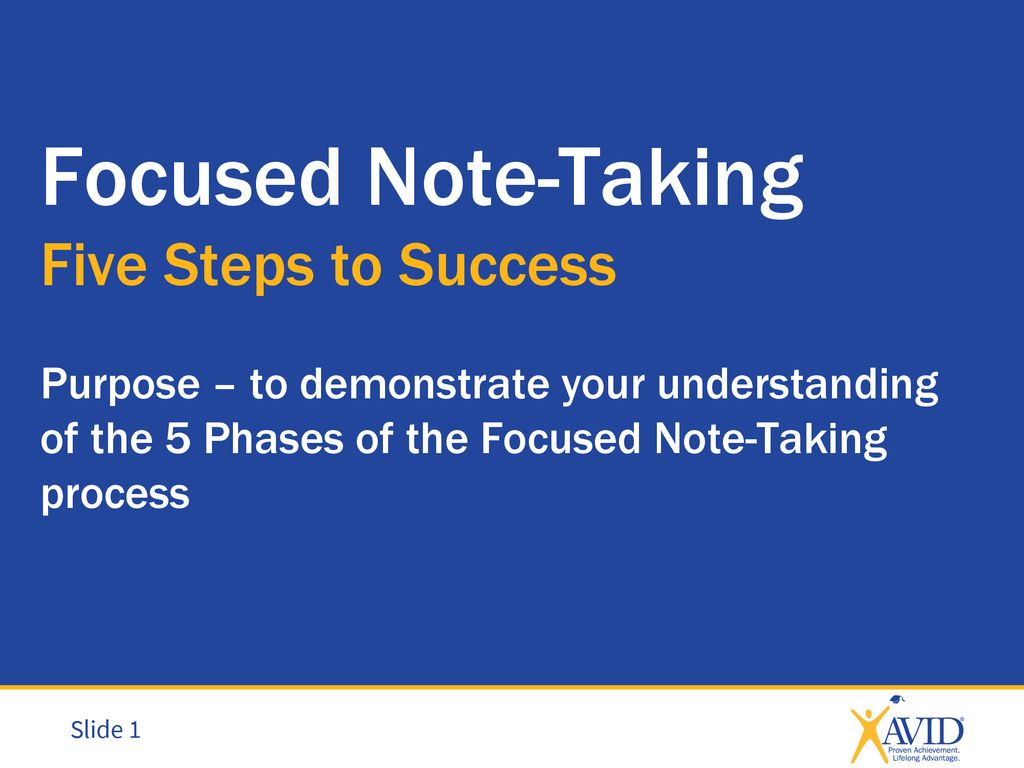5.6 Note-Taking – Student Success