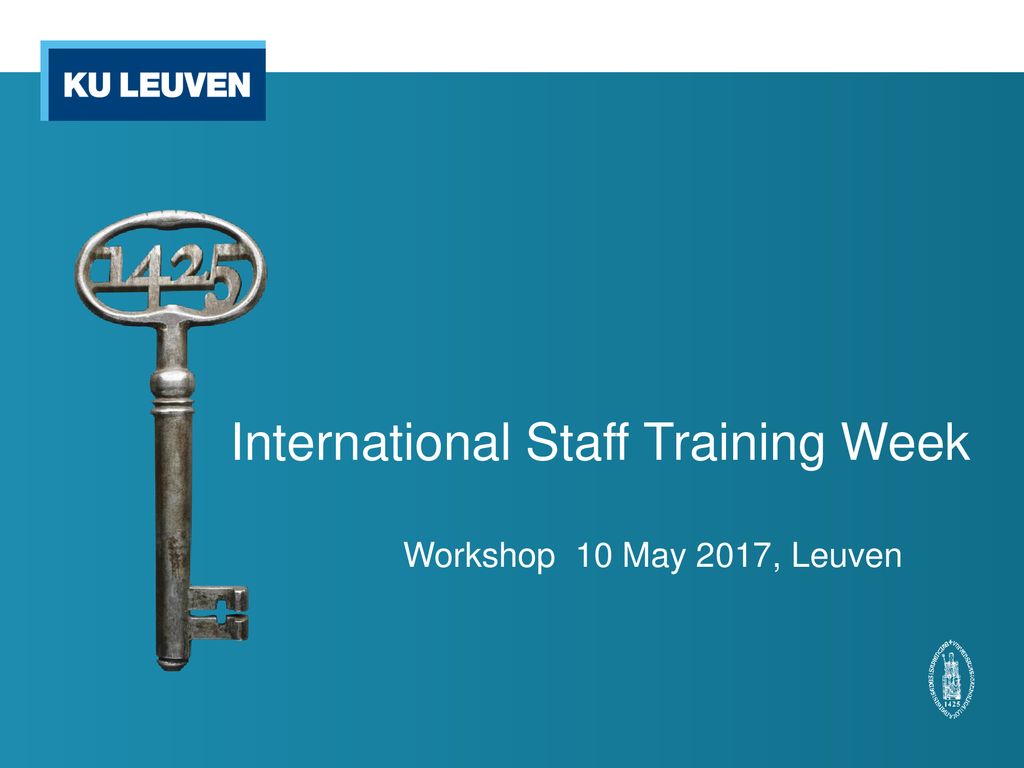 International Staff Training Week - ppt download