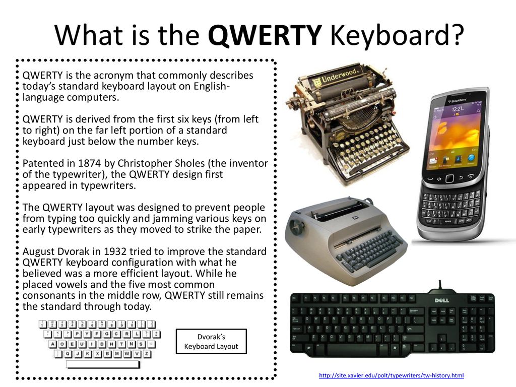 QWERTY Keyboard Meaning, History & Layout - Video & Lesson Transcript