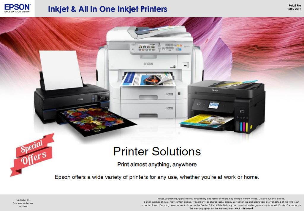 Inkjet & All In One Inkjet Printers - ppt download