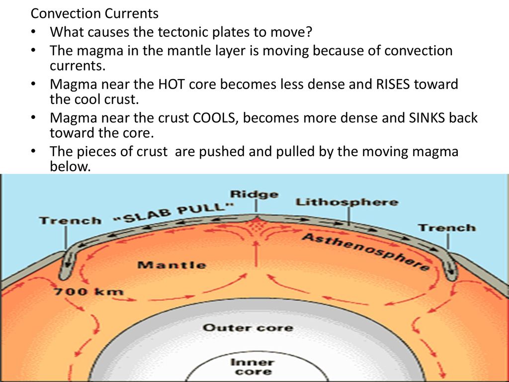 Convection Currents What causes the tectonic plates to move? - ppt download