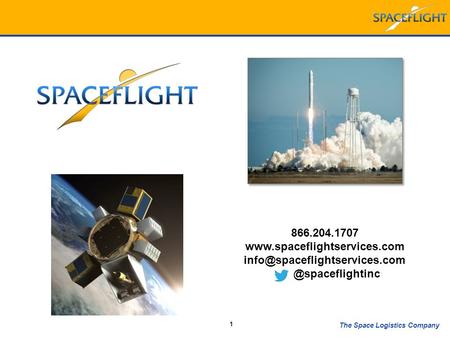 The Space Logistics Company 1 866.204.1707