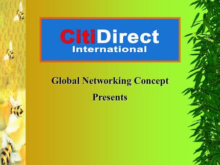 Global Networking Concept Presents. Bee Propolis.