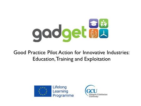 Good Practice Pilot Action for Innovative Industries: Education, Training and Exploitation.